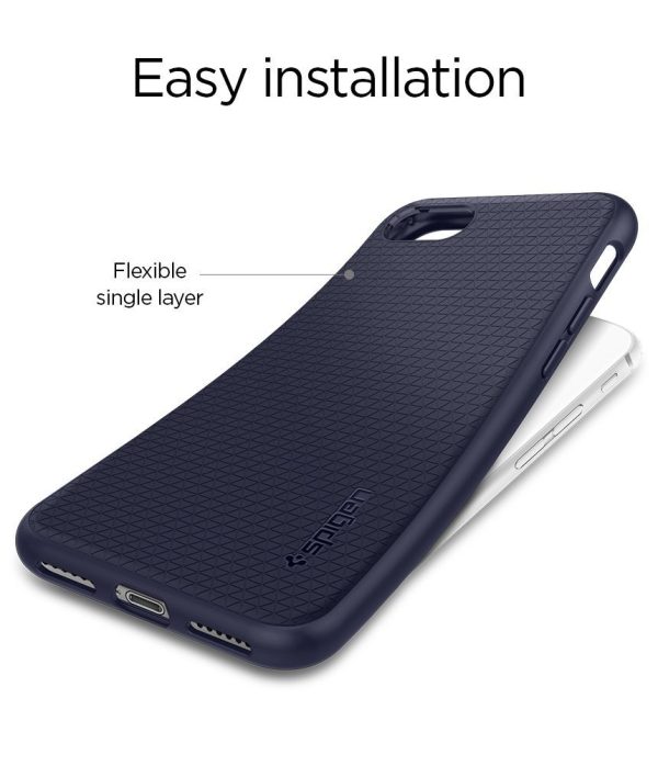 Apple iPhone 8 / iPhone 7 Spigen Liquid Air Case - Midnight Blue