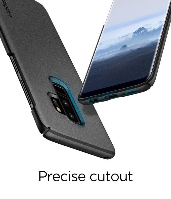 Samsung Galaxy S9 Plus Spigen Original Thin Fit Case - Graphite Gray