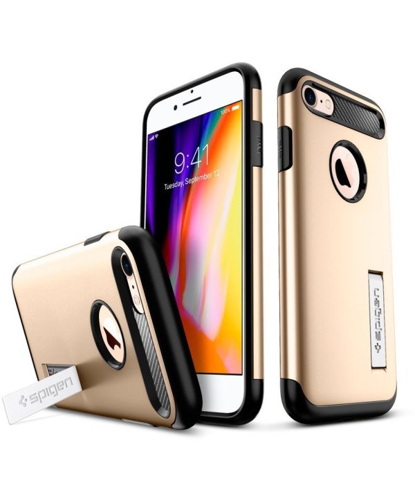 Apple iPhone 8 / 7 Spigen Slim Armor Case - Gold
