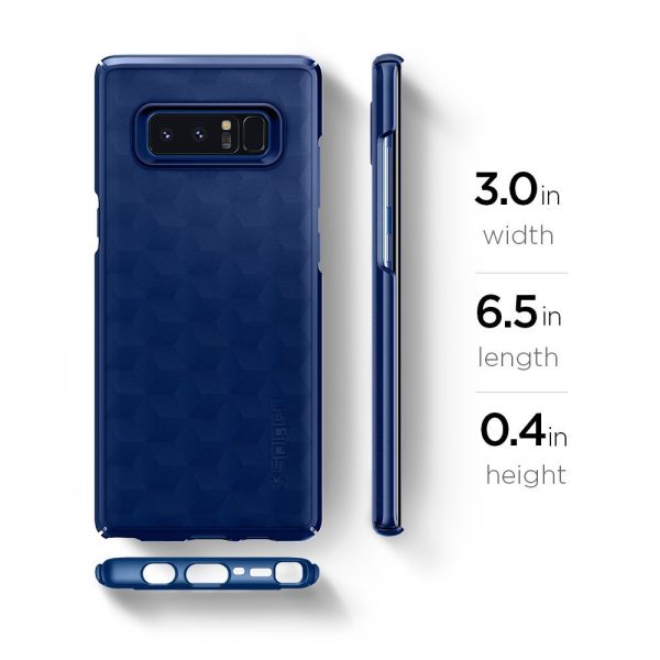 Galaxy Note 8 Original Spigen Original Thin Fit - Deep Sea Blue Galaxy Note 8 Original Spigen Original Thin Fit - Deep Sea Blue