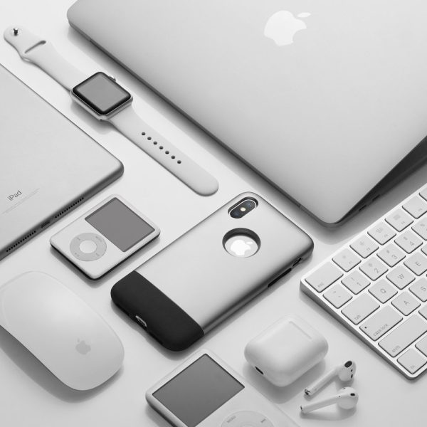 Apple iPhone XS / iPhone X Spigen Classic One with Air Cushion Technology - Aluminium Gray