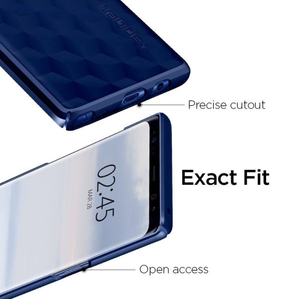 Galaxy Note 8 Original Spigen Original Thin Fit - Deep Sea Blue Galaxy Note 8 Original Spigen Original Thin Fit - Deep Sea Blue