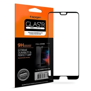 Huawei P20 Pro Spigen 3D Glass Slim Full Coverage Glass Protector - Black