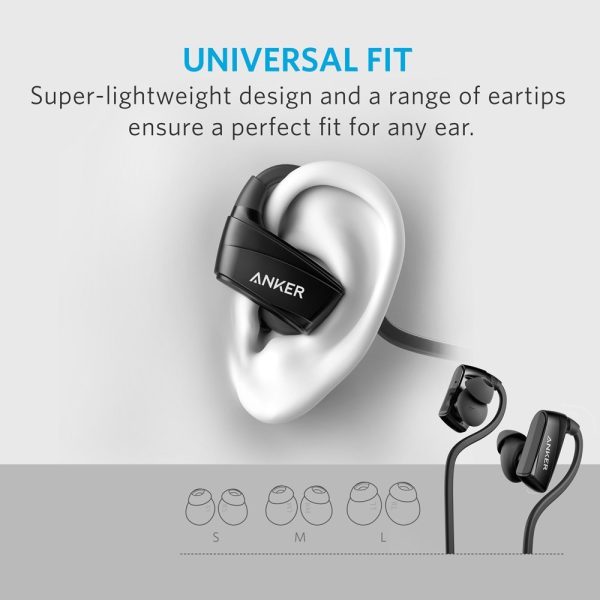 Anker Soundbuds Bluetooth Earphones for Sports NB10 - Black (A3260H11) Anker Soundbuds Bluetooth Earphones for Sports NB10 - Black (A3260H11)