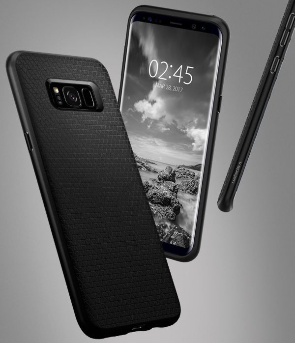 Samsung Galaxy S8 Plus Spigen Liquid Air Case - Black