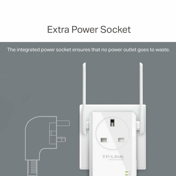 TP-LINK TL-WA860RE IEEE 802.11n 300 Mbps Wireless Range Extender - ISM Band