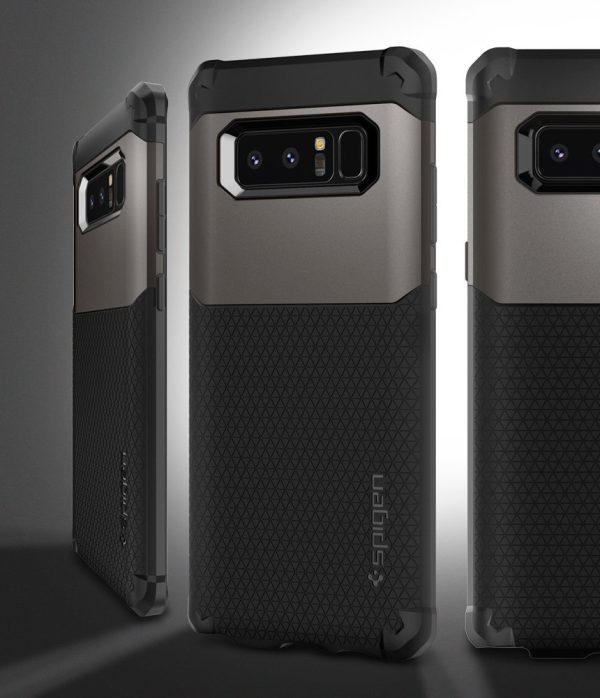 Galaxy Note 8 Spigen Hybrid Armor Case - Gunmetal Galaxy Note 8 Spigen Hybrid Armor Case - Gunmetal