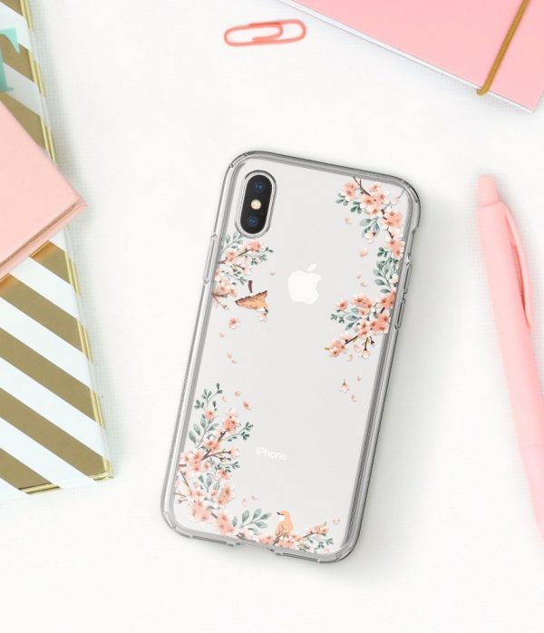 Apple iPhone X Spigen Liquid Crystal Blossom Nature Case