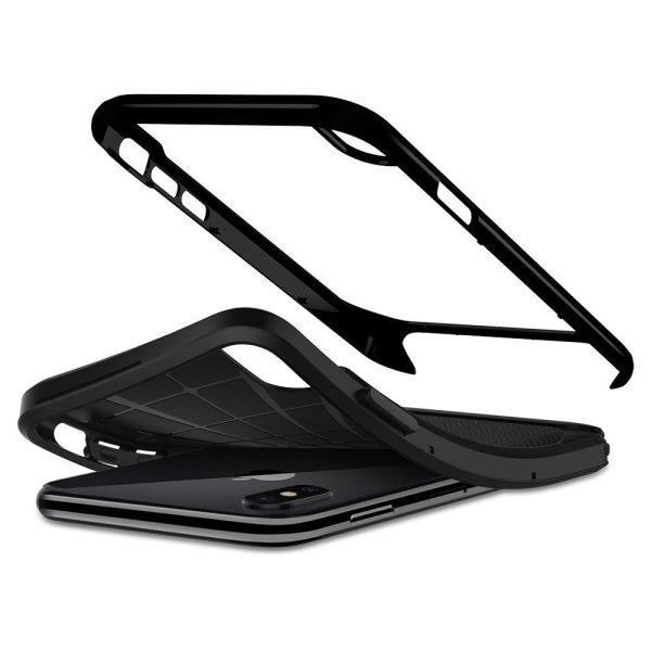 Apple iPhone X Original Spigen Case Neo Hybrid - Jet Black