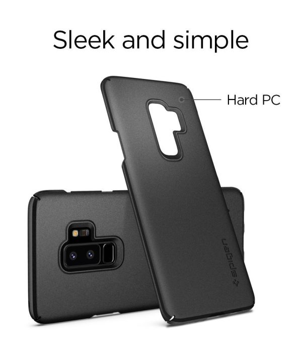 Samsung Galaxy S9 Plus Spigen Original Thin Fit Case - Graphite Gray
