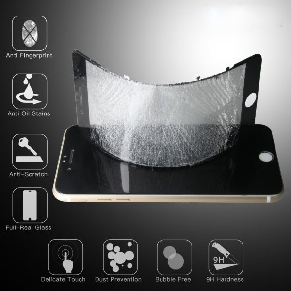 Mocolo iPhone 6/6s Edge to Edge Tempered Glass - Black