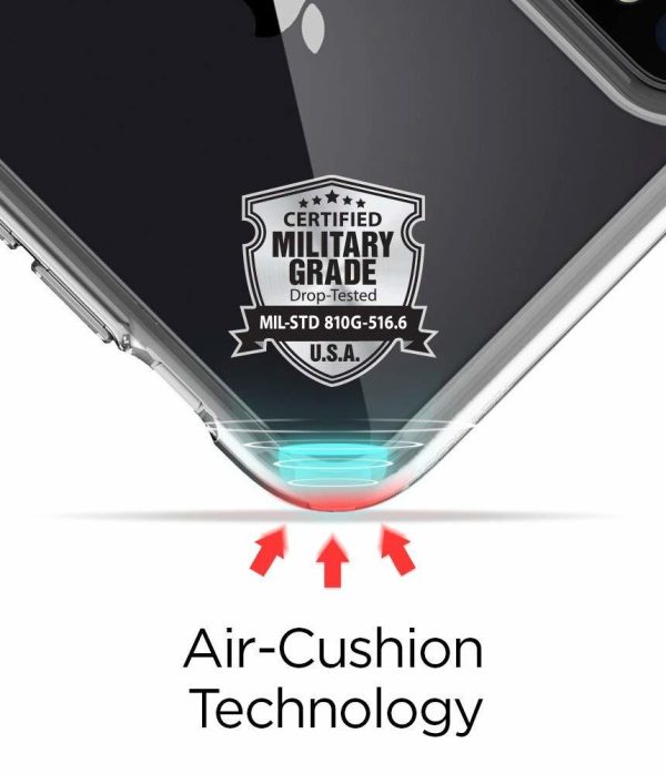 Apple iPhone XS / iPhone X Original Spigen Case Ultra Hybrid - Crystal Clear