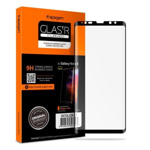 Galaxy Note 8 Spigen GLASTr 3D Curved Case Friendly Curved Tempered Glass