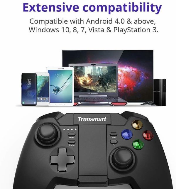 Tronsmart Mars G02 Wireless Game Controller for Android, PC, Playstation 3 & more