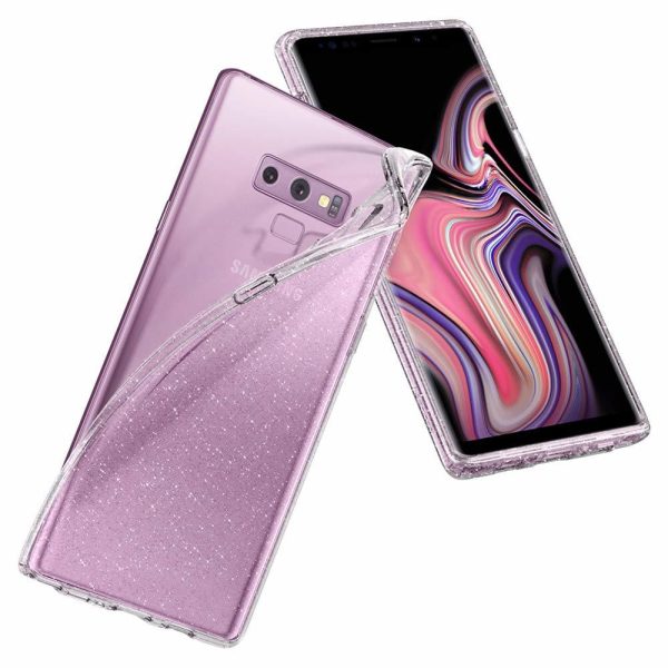 Galaxy Note 9 Spigen Case Liquid Crystal Glitter - Crystal Quartz