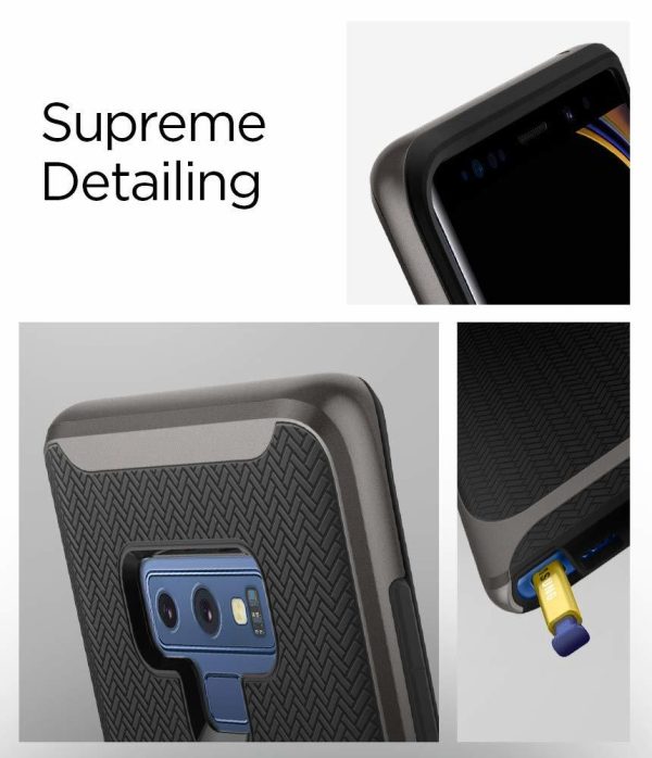 Samsung Galaxy Note 9  Spigen Original Neo Hybrid Dual Layer Case - Gunmetal  Samsung Galaxy Note 9  Spigen Original Neo Hybrid Dual Layer Case - Gunmetal