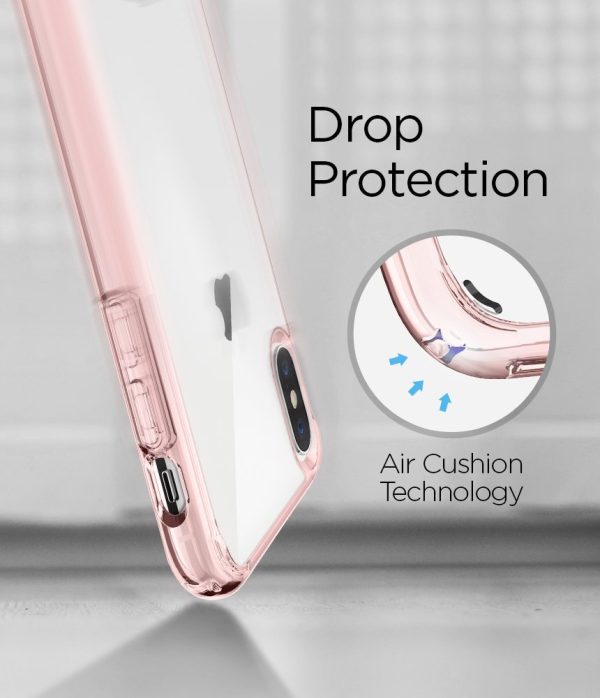 Apple iPhone XS / iPhone X Original Spigen Case Ultra Hybrid - Rose Crystal