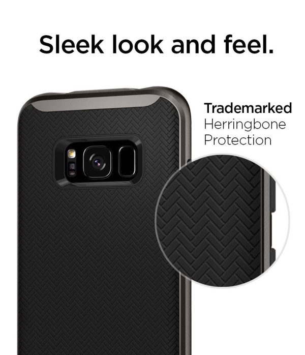 Galaxy S8 Plus Spigen Neo Hybrid Dual Layer Case - Gunmetal