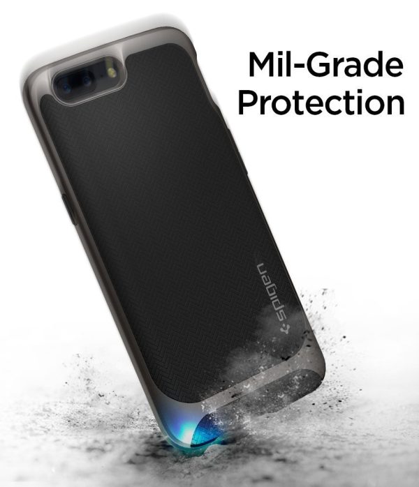 OnePlus 5 Spigen Original Neo Hybrid Case - Gunmetal