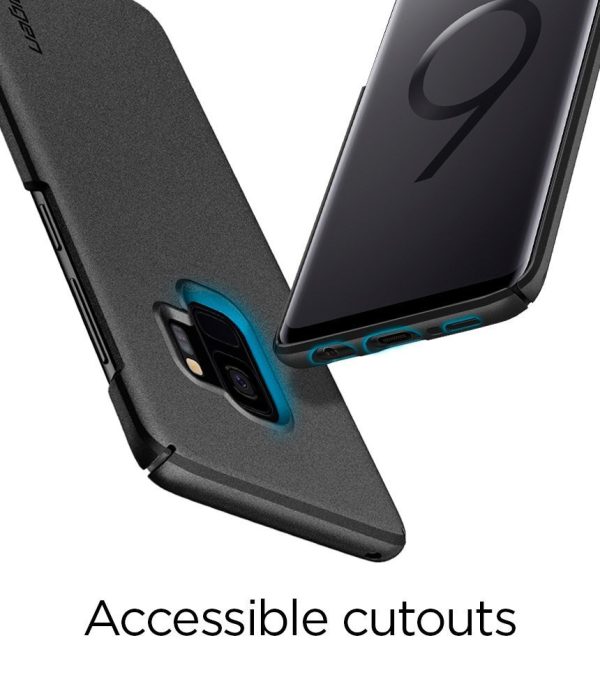 Samsung Galaxy S9 Spigen Original Thin Fit Case - Graphite Gray