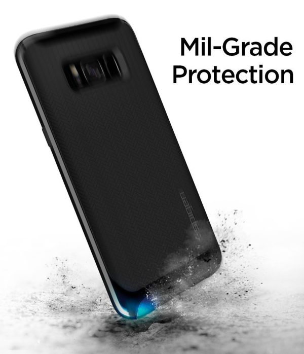 Galaxy S8 Spigen Neo Hybrid Dual Layer Case - Shiny Black