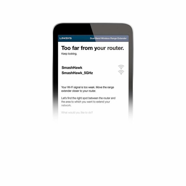 Linksys RE4100W Universal N600 Dual Band Range Extender with AUX Port for Music Streaming