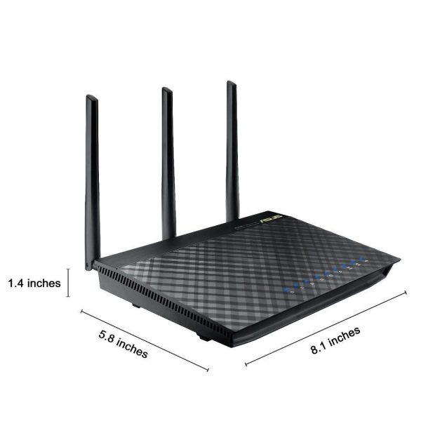 ASUS RT-AC66U Dual-Band Wireless Gigabit Router  AC1750 ASUS RT-AC66U Dual-Band Wireless Gigabit Router  AC1750