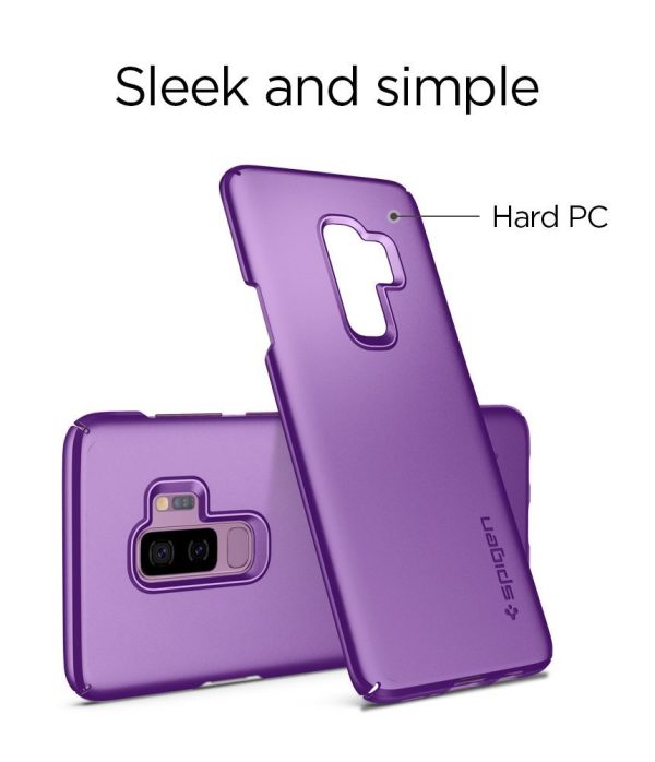 Samsung Galaxy S9 Plus Spigen Original Thin Fit Case - Lilac Purple Samsung Galaxy S9 Plus Spigen Original Thin Fit Case - Lilac Purple