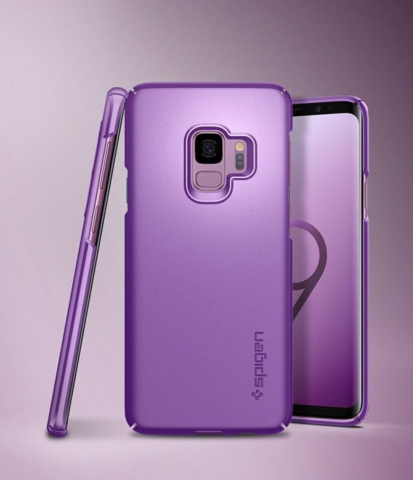 Samsung Galaxy S9 Spigen Original Thin Fit Case - Lilac Purple Samsung Galaxy S9 Spigen Original Thin Fit Case - Lilac Purple