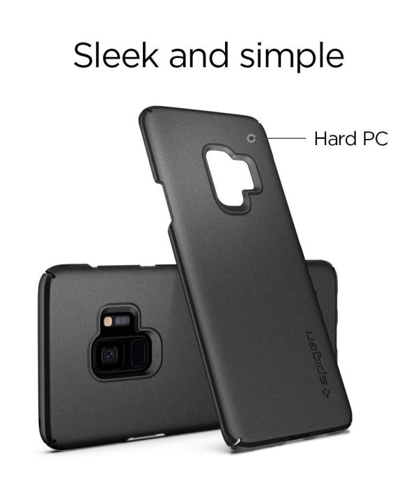 Samsung Galaxy S9 Spigen Original Thin Fit Case - Graphite Gray