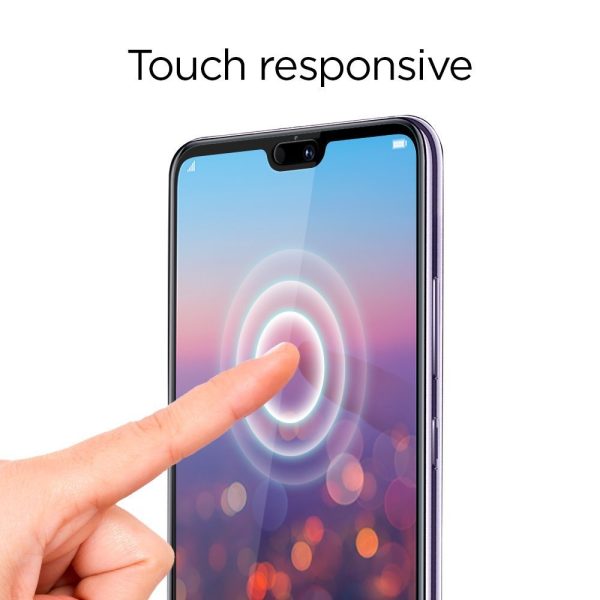 Huawei P20 Pro Spigen 3D Glass Slim Full Coverage Glass Protector - Black Huawei P20 Pro Spigen 3D Glass Slim Full Coverage Glass Protector - Black