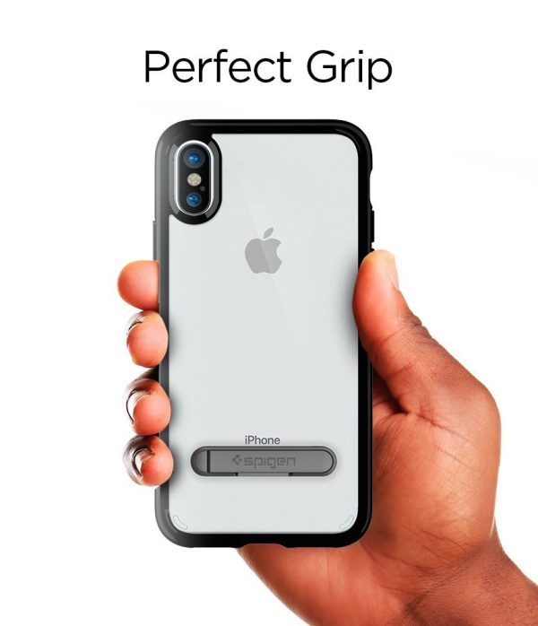 Apple iPhone X Spigen Ultra Hybrid S Case - Midnight Black