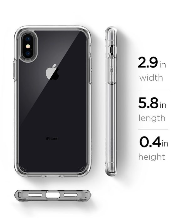 Apple iPhone XS / iPhone X Original Spigen Case Ultra Hybrid - Crystal Clear
