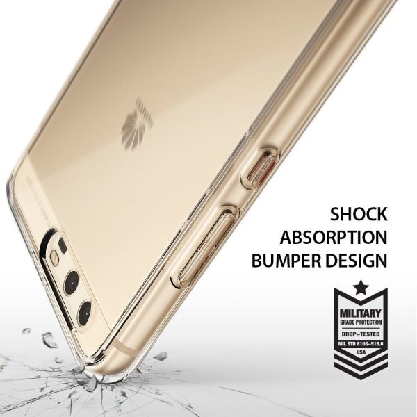 Huawei P10 Dual Layer Drop Protection Ringke Fusion Case - Clear View