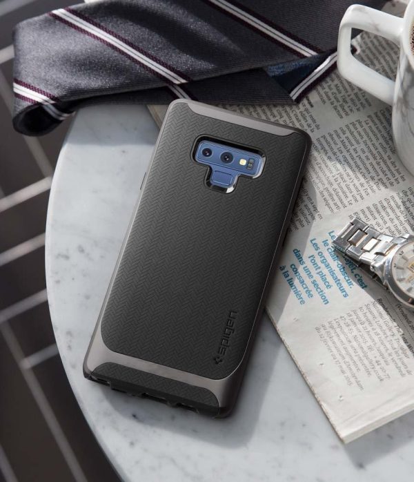 Samsung Galaxy Note 9  Spigen Original Neo Hybrid Dual Layer Case - Gunmetal  Samsung Galaxy Note 9  Spigen Original Neo Hybrid Dual Layer Case - Gunmetal