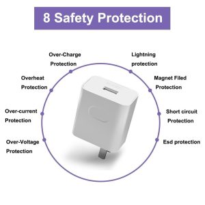 Huawei 5A SuperCharge Power Adapter, 4.5V 5A Huawei Fast Quick Charger with Super Charging USB C Cable(3.3FT) - US Plug