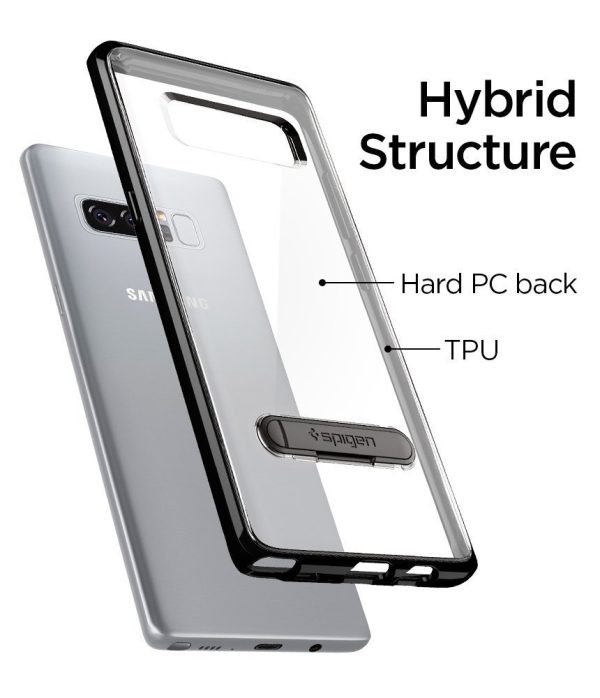 Samsung Galaxy Note 8 Spigen Ultra Hybrid S Case - Midnight Black