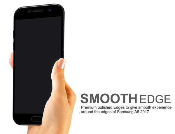 Mocolo Samsung Galaxy A5 2017 Edge to Edge Tempered Glass - Black