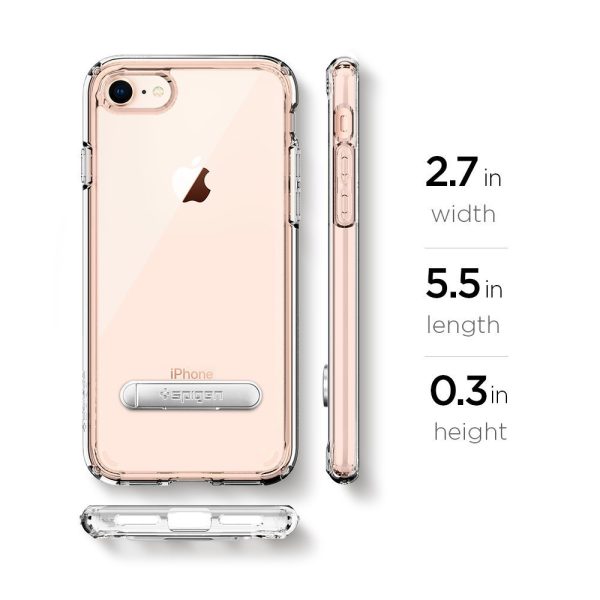 Apple iPhone 8 / 7 Spigen Original Ultra Hybrid S Case - Crystal Clear Apple iPhone 8 / 7 Spigen Original Ultra Hybrid S Case - Crystal Clear