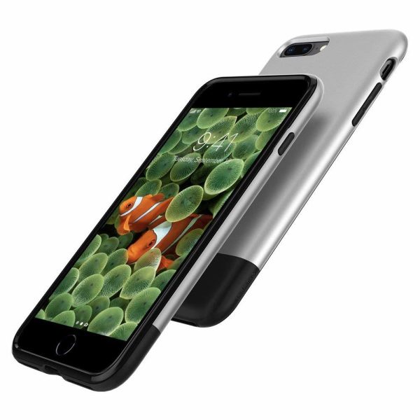 Apple iPhone 8 Plus / 7 Plus  Spigen Classic One with Air Cushion Technology - Aluminium Gray Apple iPhone 8 Plus / 7 Plus  Spigen Classic One with Air Cushion Technology - Aluminium Gray