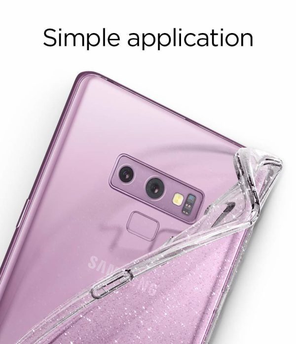 Galaxy Note 9 Spigen Case Liquid Crystal Glitter - Crystal Quartz