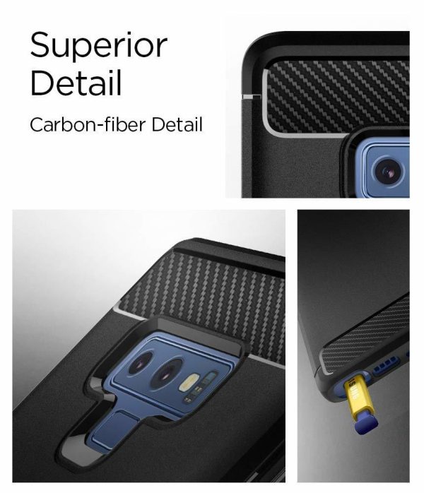 Samsung Galaxy Note 9 Spigen Rugged Armor Case - Matte Black.