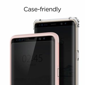 Galaxy Note 8 Spigen GLASTr 3D Curved Case Friendly Curved Tempered Glass