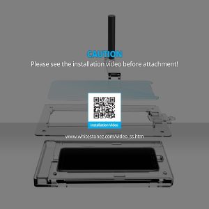 Galaxy Note 8 Whitestone Dome Glass with UV Light & Easy Install Kit