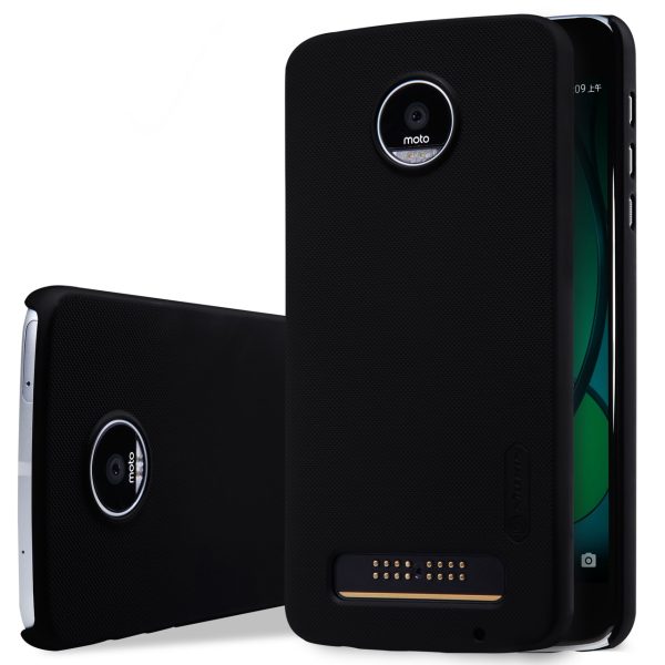 Nillkin Original Frosted Shield Back Cover for MOTO Z Play with Free Screen Protector