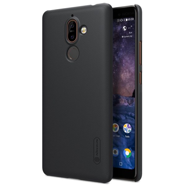 Nokia 7 Plus Frosted Shield Back Cover by Nillkin - Black