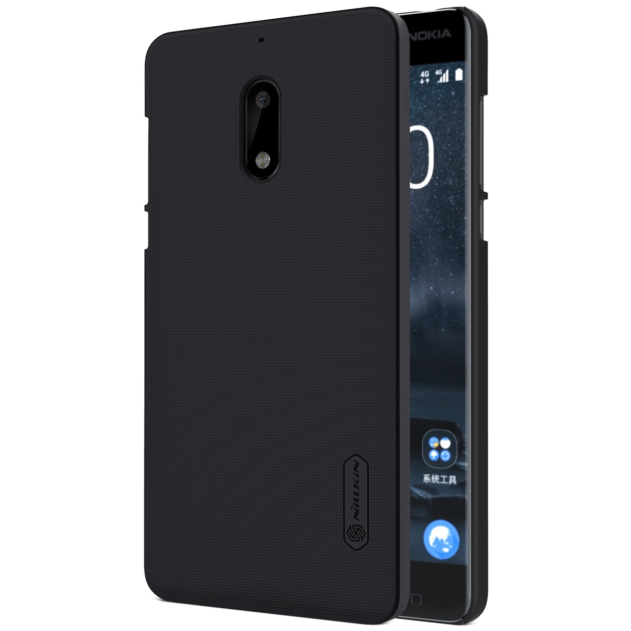 Nillkin Original Frosted Shield Back Cover for Nokia 6 with Free Screen Protector