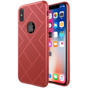 iPhone X Air Case Breathable Hard Back Cover by Nillkin - Red