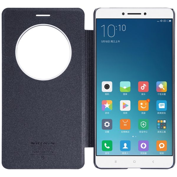 Nillkin Sparkle Window View Smart Sleep Wake Up Case PU Leather Flip Cover Case for Mi Max