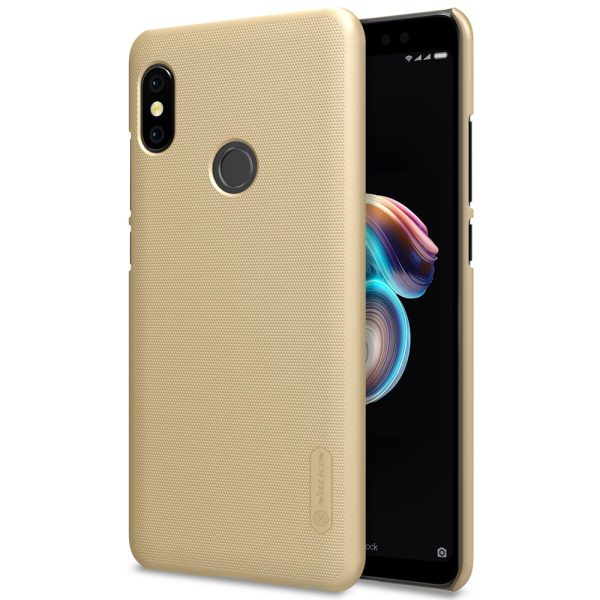 Redmi Note 5 / Note 5 PRO Frosted Shield Hard Back Cover by Nillkin - Gold Redmi Note 5 / Note 5 PRO Frosted Shield Hard Back Cover by Nillkin - Gold